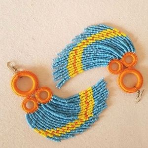 crocheted earrings